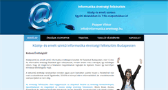 Desktop Screenshot of informatika-erettsegi.hu